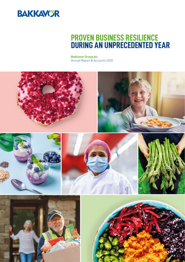 Miniature Bakkavor Group Rapport annuel 2020