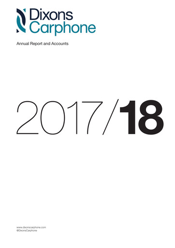 Thumbnail Currys plc Annual Report 2017-2018