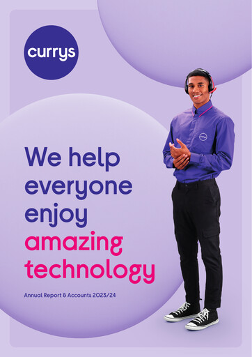 Thumbnail Currys plc Annual Report 2023-2024