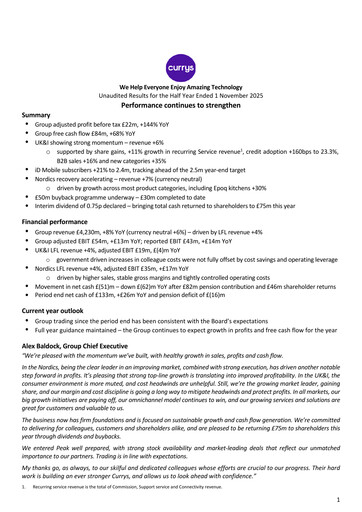 Thumbnail Currys plc Half-year Report 2025-2026