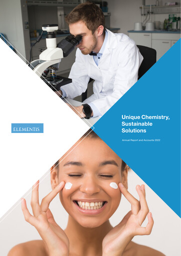 Thumbnail Elementis Annual Report 2022