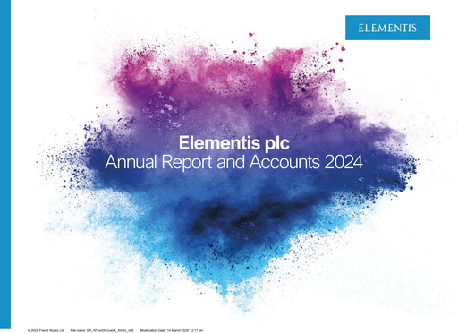 Thumbnail Elementis Annual Report 2024