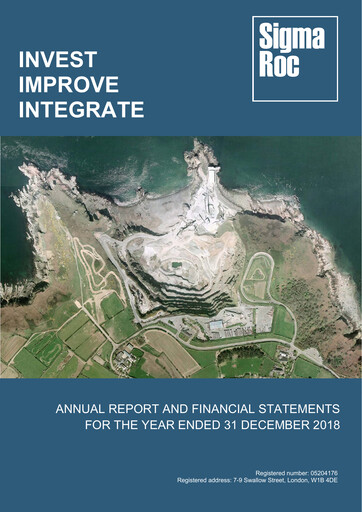 Miniature SigmaRoc plc Rapport annuel 2018