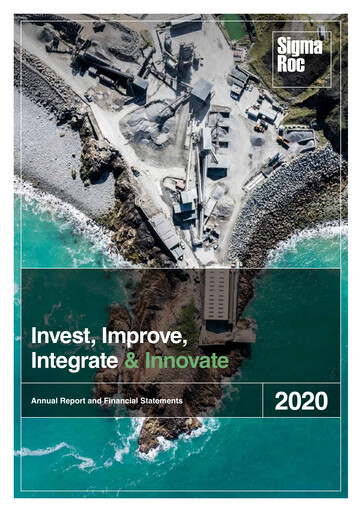 Miniature SigmaRoc plc Rapport annuel 2020