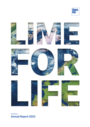 Miniature SigmaRoc plc Rapport annuel 2023