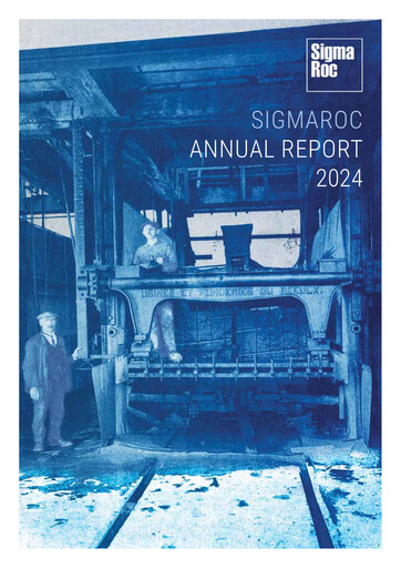 Miniature SigmaRoc plc Rapport annuel 2024