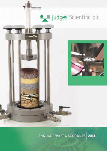 Thumbnail Judges Scientific plc Annual Report 2011