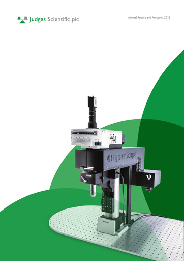 Thumbnail Judges Scientific plc Annual Report 2016