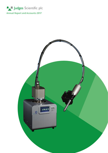 Thumbnail Judges Scientific plc Annual Report 2017