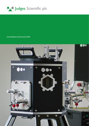 Thumbnail Judges Scientific plc Annual Report 2020