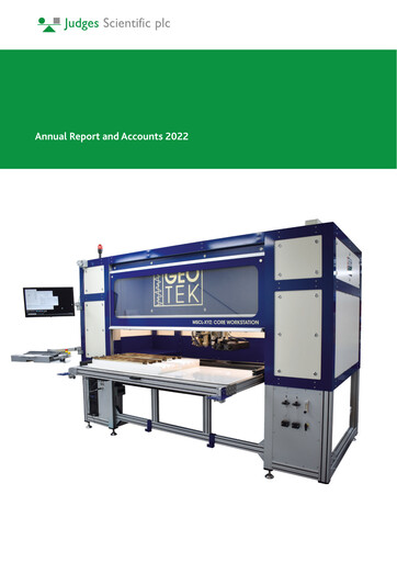Thumbnail Judges Scientific plc Annual Report 2022