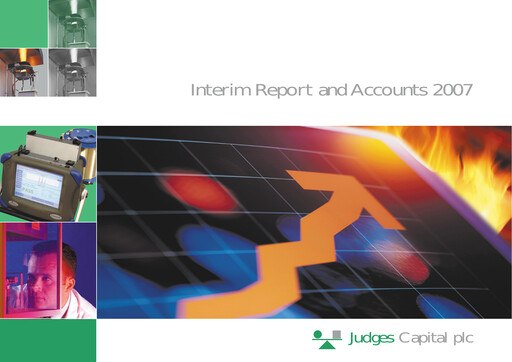 Thumbnail Judges Scientific plc Financial Statement 2007-h1