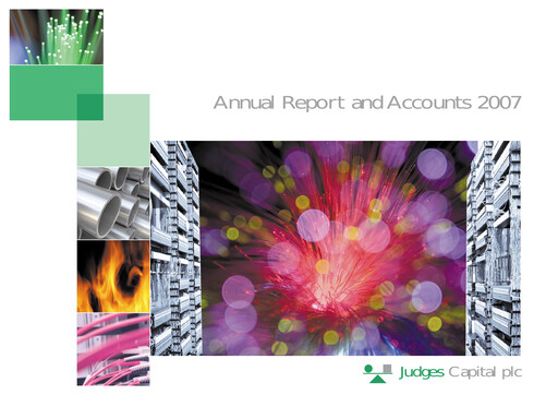 Thumbnail Judges Scientific plc Financial Statement 2007