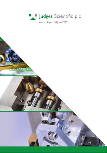 Thumbnail Judges Scientific plc Financial Statement 2015-h1