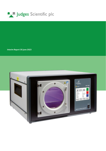 Thumbnail Judges Scientific plc Half-year Report 2023-h1