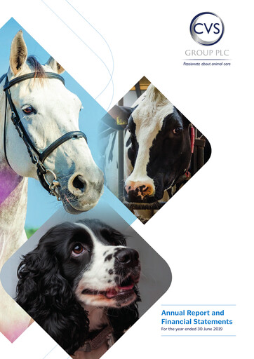 Thumbnail CVS Group Annual Report 2019