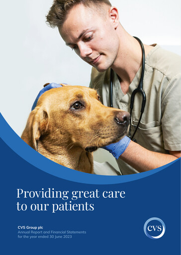 Thumbnail CVS Group Annual Report 2023