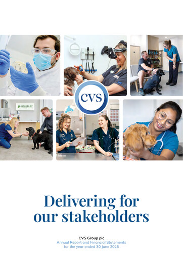 Thumbnail CVS Group Annual Report 2025