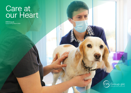 Thumbnail CVS Group Sustainability Report 2022