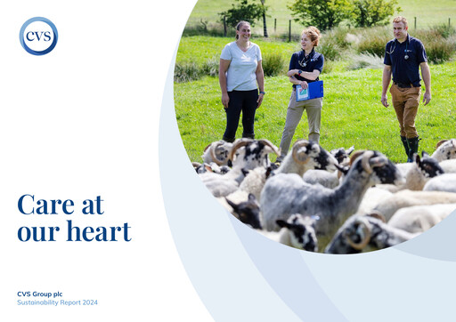Thumbnail CVS Group Sustainability Report 2024