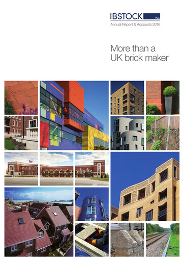 Thumbnail Ibstock plc Annual Report 2016