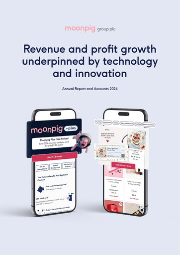 Thumbnail Moonpig Group Annual Report 2024
