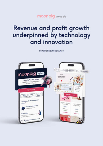 Thumbnail Moonpig Group Sustainability Report 2024