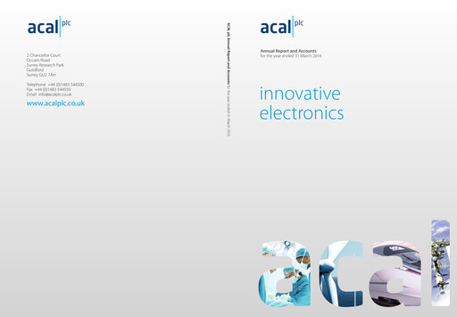Thumbnail discoverIE Group plc Annual Report 2016