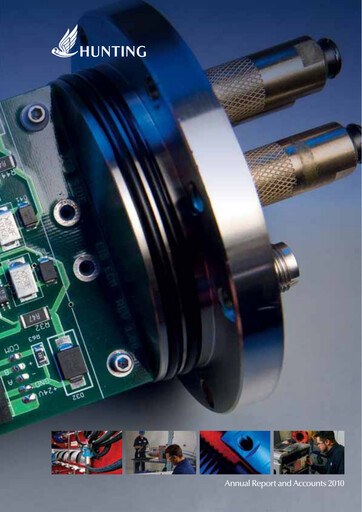Miniature Hunting PLC Rapport annuel 2010