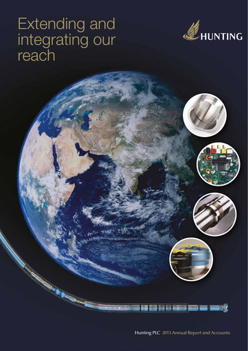 Miniature Hunting PLC Rapport annuel 2013