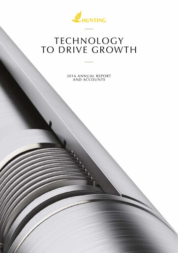 Miniature Hunting PLC Rapport annuel 2016