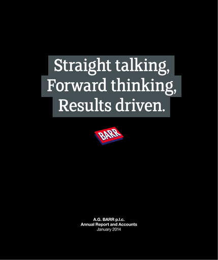 Thumbnail AG Barr Annual Report 2014
