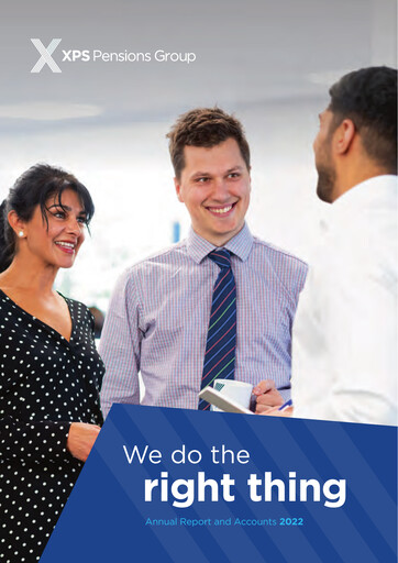 Thumbnail XPS Pensions Group Annual Report 2022