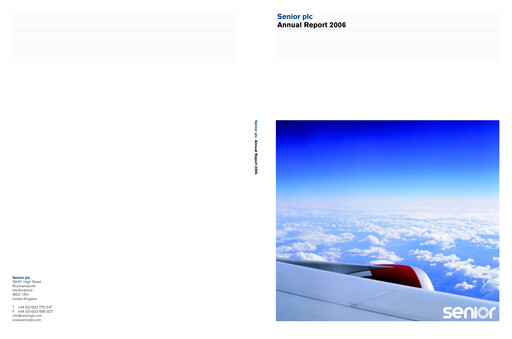 Thumbnail Senior plc Annual Report 2006