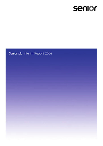 Vorschaubild Senior plc Halbjahresbericht 2006-h1