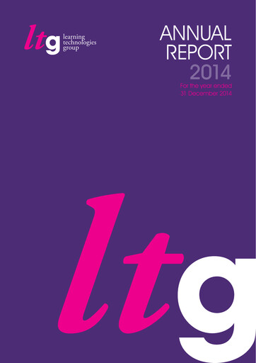 Miniature Learning Technologies Group Rapport annuel 2014