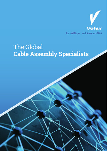 Thumbnail Volex plc Annual Report 2016