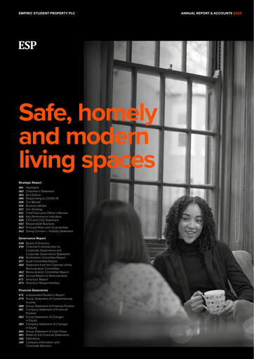 Thumbnail Empiric Student Property Plc Annual Report 2020