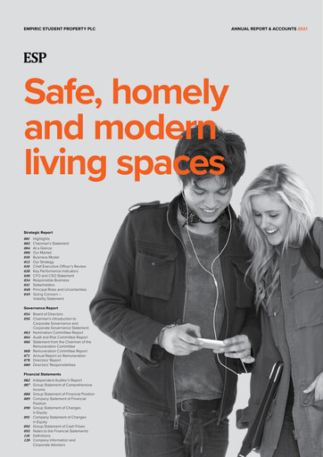 Thumbnail Empiric Student Property Plc Annual Report 2021