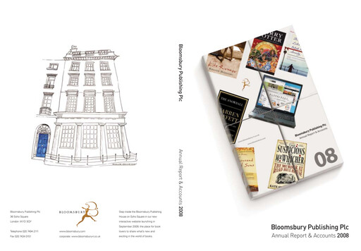 Thumbnail Bloomsbury Publishing Annual Report 2008