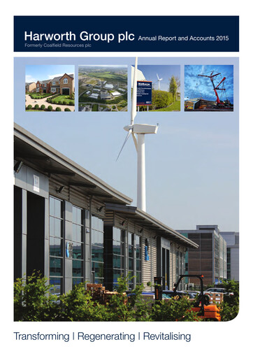 Thumbnail Harworth Group Annual Report 2015