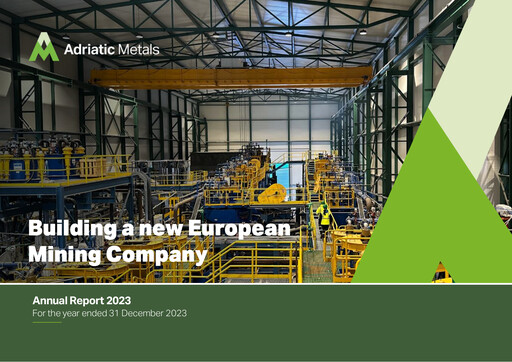 Thumbnail Adriatic Metals Annual Report 2023
