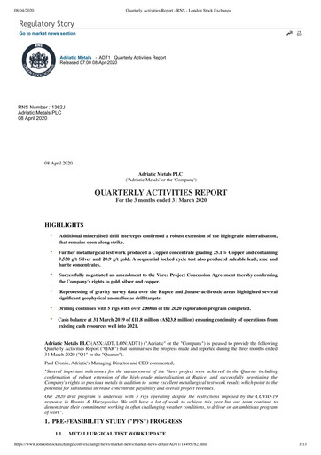 Thumbnail Adriatic Metals Quarterly Report 2020-q3