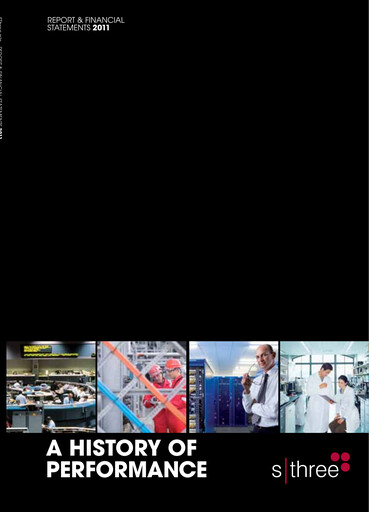 Miniature SThree Rapport annuel 2011