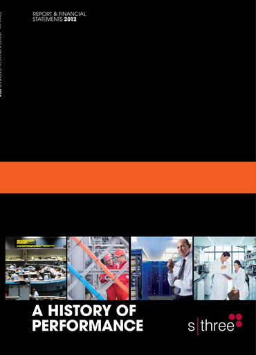 Miniature SThree Rapport annuel 2012