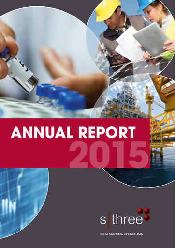 Miniature SThree Rapport annuel 2015