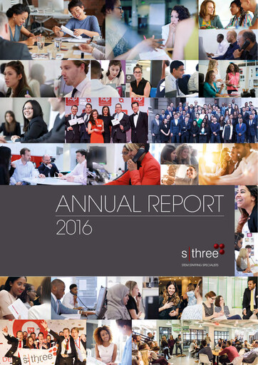 Miniature SThree Rapport annuel 2016