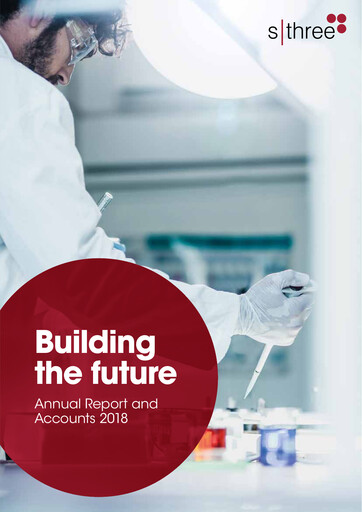 Miniature SThree Rapport annuel 2018
