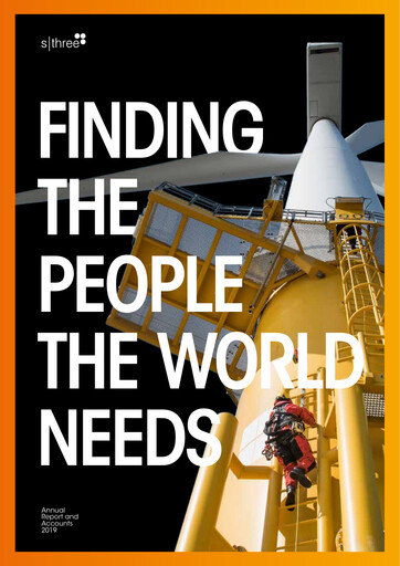 Miniature SThree Rapport annuel 2019