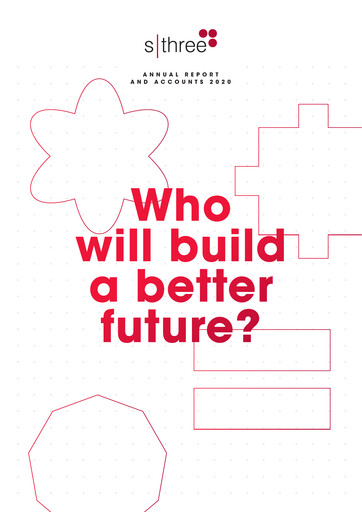Miniature SThree Rapport annuel 2020